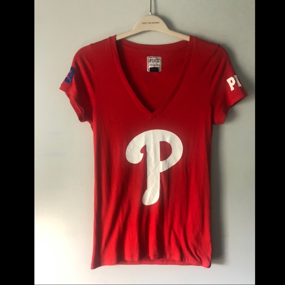 Victoria Secret Phillies V-Neck T-Shirt